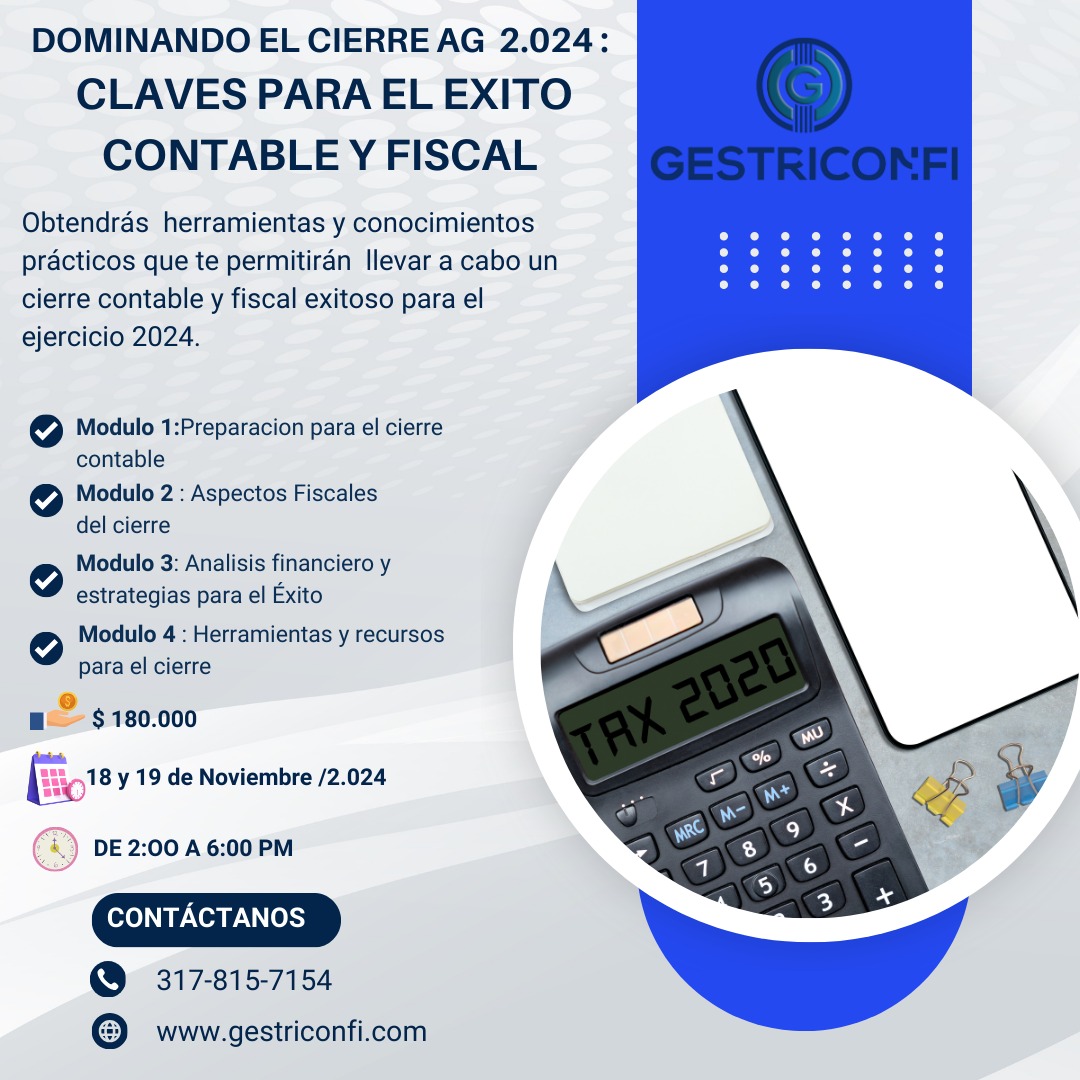 cierre contable claves exito